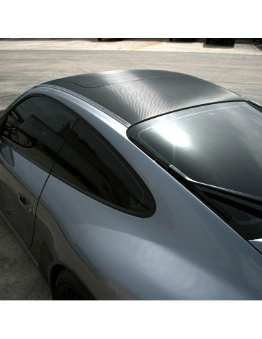 Vinilo de Fibra de Carbono LZLRUN 30.48x152.4cm Negro