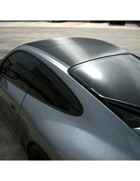 Vinilo de Fibra de Carbono LZLRUN 30.48x152.4cm Negro