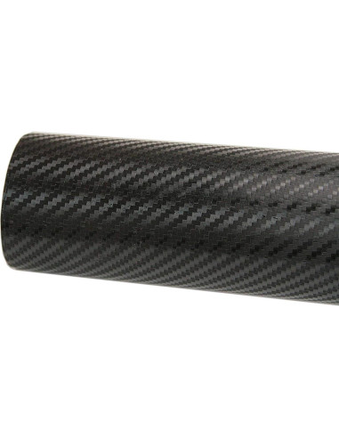 Vinilo de Fibra de Carbono LZLRUN 30.48x152.4cm Negro