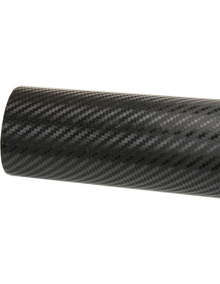 Vinilo de Fibra de Carbono LZLRUN 30.48x152.4cm Negro