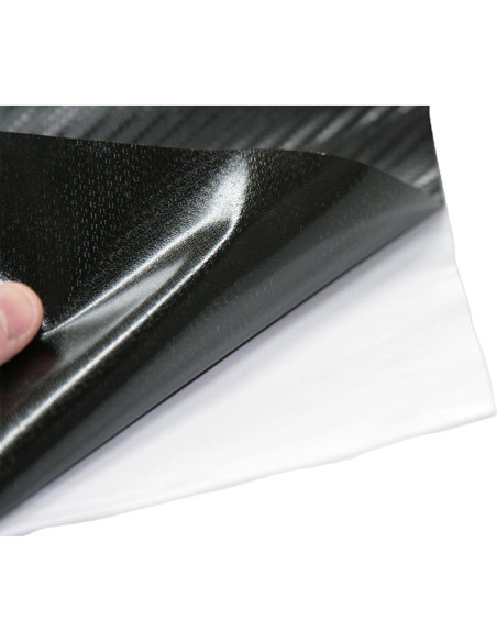 Vinilo de Fibra de Carbono LZLRUN 30.48x152.4cm Negro