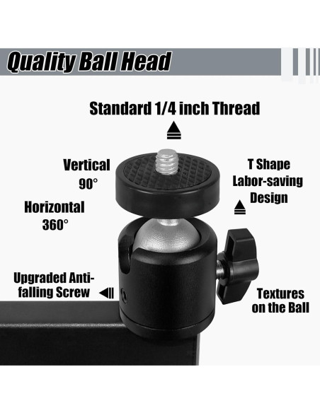 Soporte de Pared para Proyector 2-Be-Best Ajustable Negro