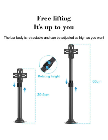 Soporte de Techo Ajustable GOWENIC para Proyector 39-61 cm