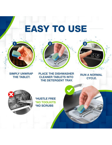 Tabletas Limpiadoras de Inodoro y Lavavajillas True Fresh - 42 Unidades