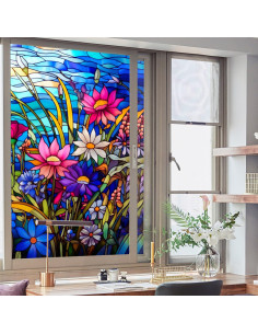 Película de Ventana Templada WBQMUNY 44.96x100.08 cm Decorativa 2