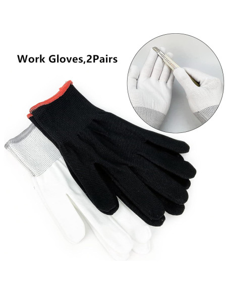 Kit de Herramientas de Envoltura de Vinilo Umaki con Guantes