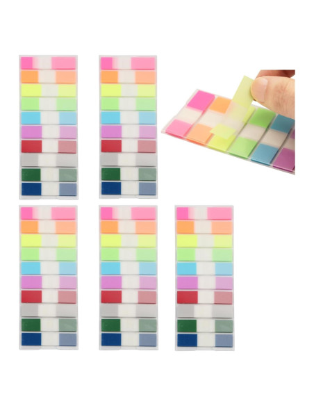 Notas Adhesivas Transparentes Leegawu 1000 Pcs 1.09 cm