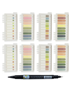 1600 Pestañas Adhesivas Transparentes YOUDEFUL 4.39x1.09 cm