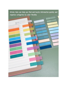 Pestañas Adhesivas Mouwaii 4800pcs Reescribibles y Removibles 2