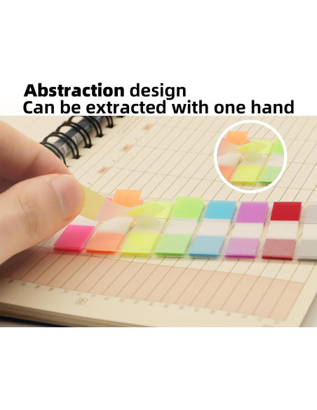 Notas Adhesivas Transparentes Leegawu 1000 Pcs 1.09 cm