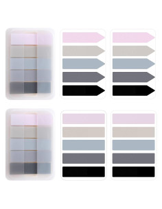 600 Pestañas Adhesivas Transparentes Bremorou - Color Pastel