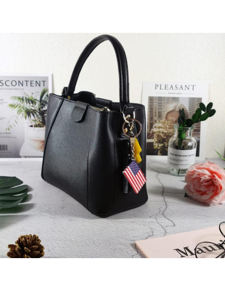 Llavero Bandera Argentina QQSD - Paquete de 2, Acrílico 5x3 cm