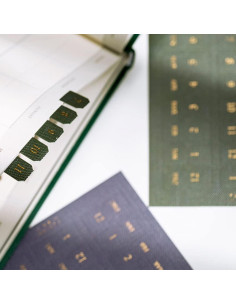 10 Hojas Etiquetas Adhesivas Color Gradiente Dreamty 88x110mm 2