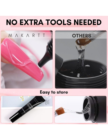 Conjunto de Pegamento para Piedras Preciosas Makartt 15ml + 8ml