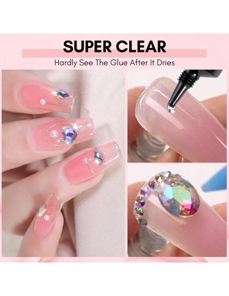 Conjunto de Pegamento para Piedras Preciosas Makartt 15ml + 8ml