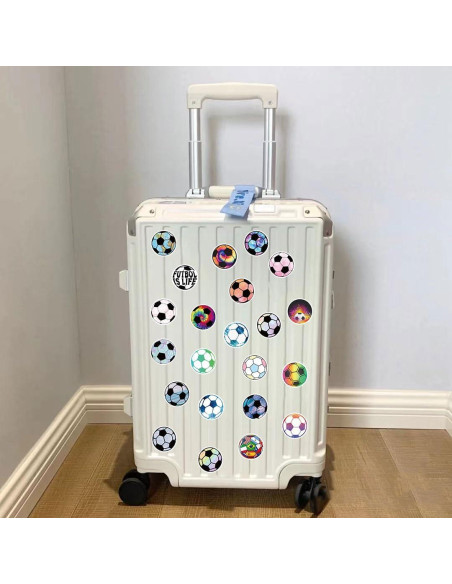 150 Stickers de Fútbol Homiego Impermeables para Hydroflask