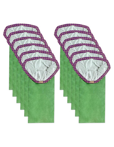 Paquete de 12 Bolsas de Filtro Micro Kerneed 107313 para Aspiradora ProTeam