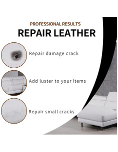 Kit de Reparación de Cuero Coweroay - Color Marrón y Café, 20ml 2