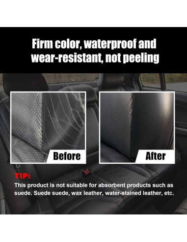 Kit de Reparación de Cuero Coweroay - Color Marrón y Café, 20ml