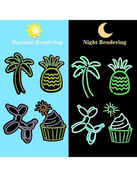 10 Parches Termoadhesivos Brillantes Attuslla para Ropa