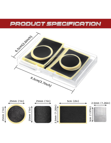 Kit de Reparación de Neumáticos de Bicicleta Boao 40 Piezas