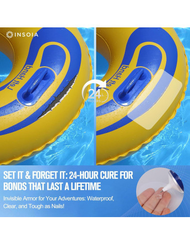Kit de Parche para Liner de Piscina INSOIA 60 ML x 2 - Reparación Inflables