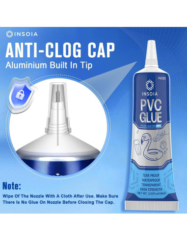 Kit de Parche para Liner de Piscina INSOIA 60 ML x 2 - Reparación Inflables