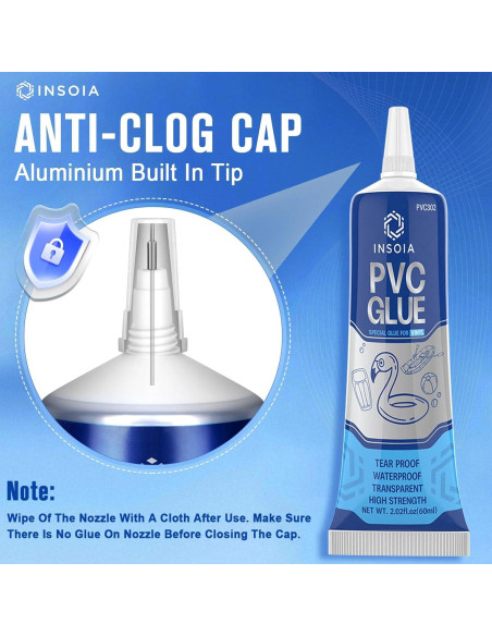 Kit de Parche para Liner de Piscina INSOIA 60 ML x 2 - Reparación Inflables