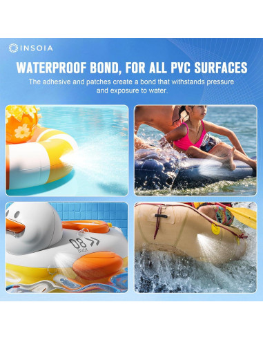 Kit de Parche para Liner de Piscina INSOIA 60 ML x 2 - Reparación Inflables