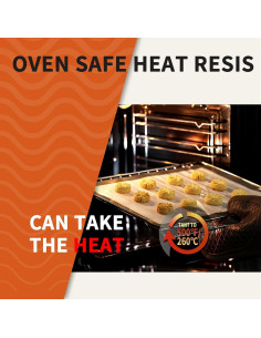 Tapete de Silicona para Hornear KitchenRaku 2 Piezas 42x30cm 2