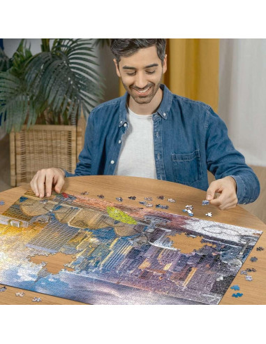 Rompecabezas Ravensburger Estaciones de Nueva York 1500 Piezas