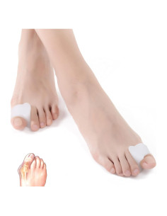 Separadores de Dedos de Gel DOMG 16 Pcs Alivio Juanetes