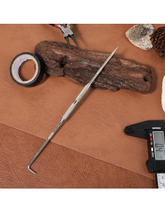 Scriber de Punta Doble FdcLixuvol - Herramienta de Marcado de Acero 22.5cm 2