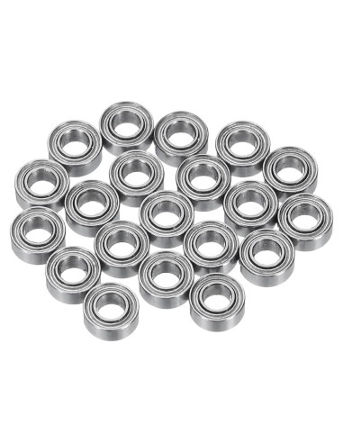 Rodamientos de Bolas MR63ZZ uxcell Doble Sellados 3x6x2.5mm