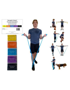 Set de Bandas de Resistencia Therapist's Choice - 5 Niveles TPE