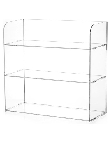 Organizador Acrílico Transparente 3 Niveles Jusalpha 35.56x12.7x33cm