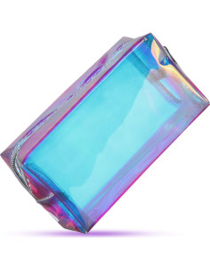 Bolsa de Maquillaje Holográfica Boao 2 Pcs Impermeable 20x15 cm 2