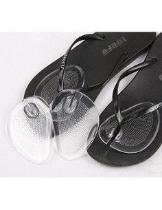 3 Pares Almohadillas de Gel Silicona Quupy para Antepié 2