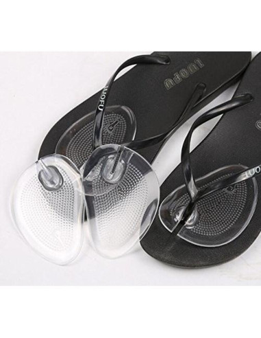 3 Pares Almohadillas de Gel Silicona Quupy para Antepié