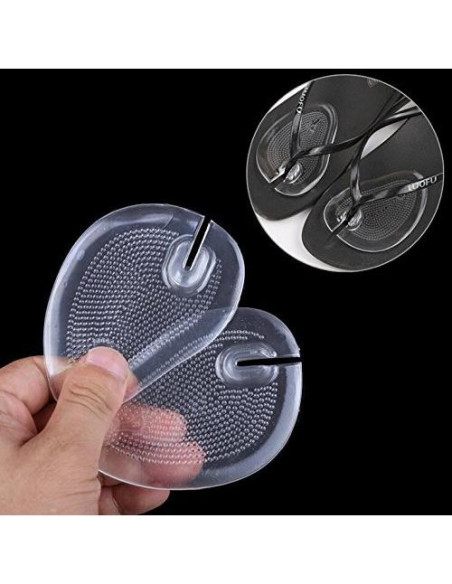 3 Pares Almohadillas de Gel Silicona Quupy para Antepié