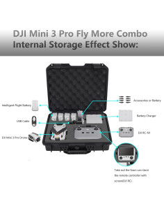 Funda Dura Impermeable Flyekist para DJI Mini 3 Pro - 37x31.5x11 cm 2