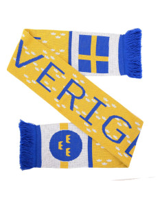 Bufanda de Fútbol Suecia Euroscarves 145x18 cm