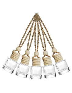 Ambientador de Aire Colgante ESEWALAS 5Pcs Vidrio 16cm