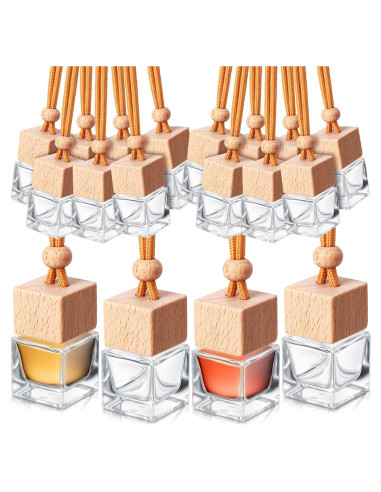 100 Piezas Ambientadores de Aire para Coche Rtteri Cuadrados