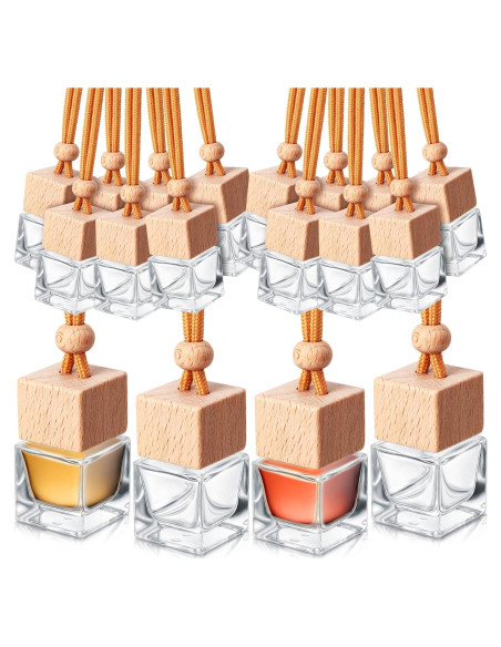 100 Piezas Ambientadores de Aire para Coche Rtteri Cuadrados