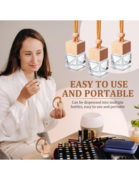 100 Piezas Ambientadores de Aire para Coche Rtteri Cuadrados