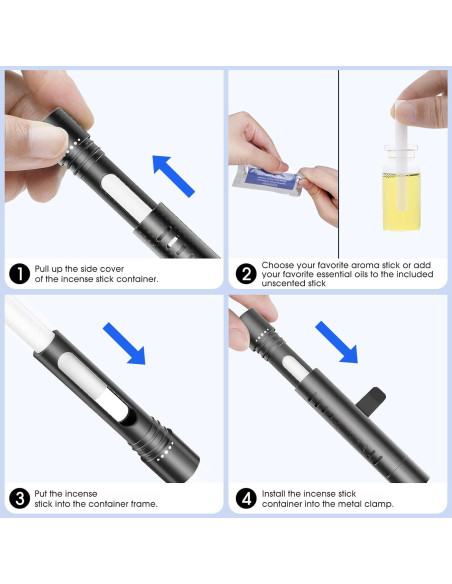 Ambientador de Auto RoyAroma con 10 Varitas Aromáticas y Clips Ambientador de Auto RoyAroma con 10 Varitas Aromáticas y Clips