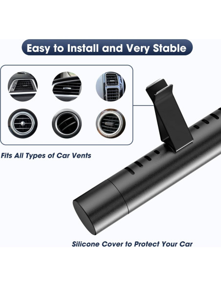 Ambientador de Auto RoyAroma con 10 Varitas Aromáticas y Clips Ambientador de Auto RoyAroma con 10 Varitas Aromáticas y Clips