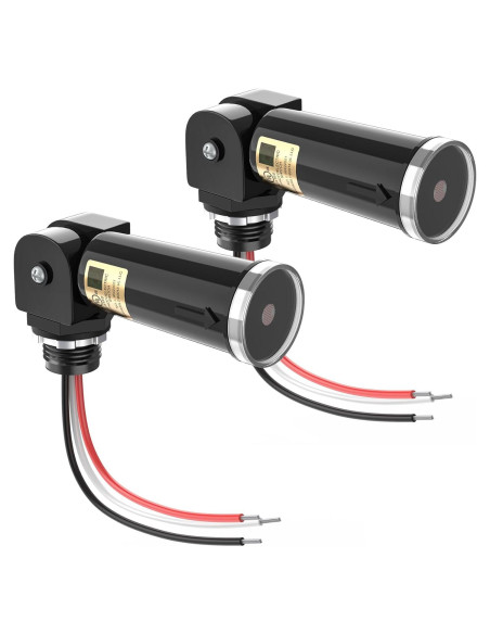 Sensor Fotoeléctrico Dusk to Dawn Genérico 120-277VAC IP65