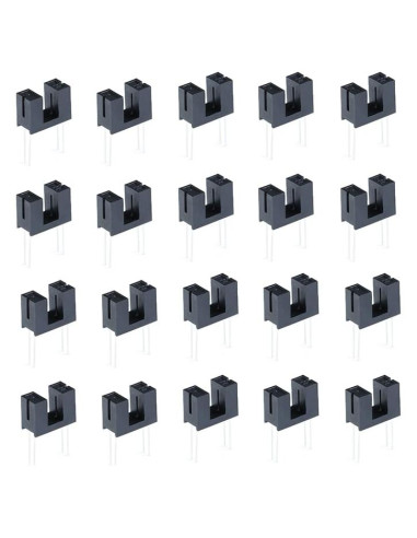 20 Piezas Sensor Fotoeléctrico ITR9608-F JESSINIE 940nm